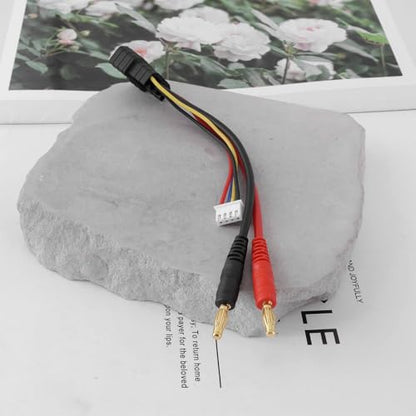 1x RC Car Lipo Battery Connector Cable Adapter 3S Hard-Case Battery Harness Connector with JST-XH Balance Plug Compatible with T-raxxas TRX 1/8 RC Car