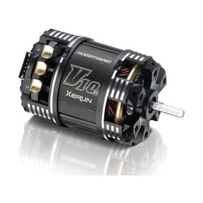 XERUN V10 G3 Motor (3.5T/ 9450KV, 1S LiPo) for 1/10, 1/12th On-Road and Off-Road Vehicle - size: 3.5T/ 9450KV, 1S LiPo