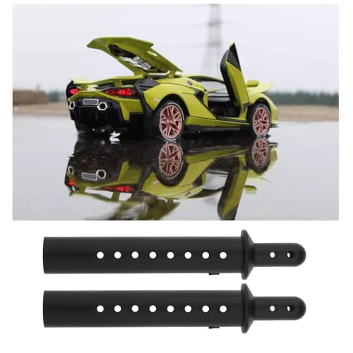 The Lord of the Tools 8PCS RC Body Post Extension Compatible with RC HSP 1/10 Model Car RC Car Body Post Replacement Parts Plastic, Black