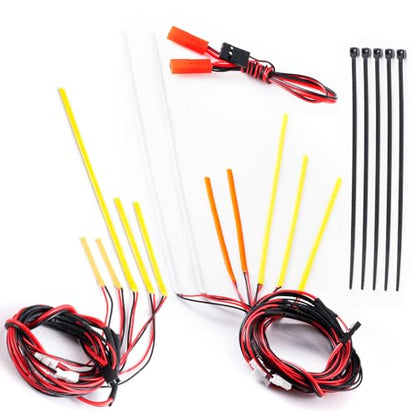 MORLORDY RC LED Light Strip Kits - Headlight & Taillight & Body Lights Set for 1/6 TRX XRT 8S 4X4 Monster Truck RTR Upgrade Parts