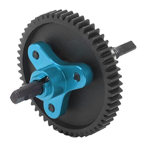 54T HighStrength Differential Slipper Clutch Assembly for Slash 4X4, 4X4, Rustler RC Cars, Aluminum Steel Gear, Easy Install Upgrade Parts (Blue) - color: Blue