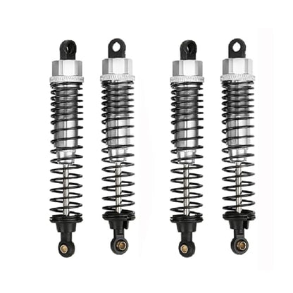 4pcs 68mm/98mm /108mm Aluminum Shocks Absorbers Damper for HSP for HPI 1/10 Scale RC Car On-Road Monster Truck Off Road Buggy(Silver 98mm) - color: Silver 98mm