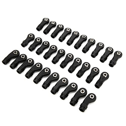 30 PCS Links, 1/10 RC Crawler, Link Rod End M4 Ball Joint Head, RC Accessories Car Parts