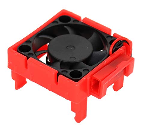 Powerhobby Cooling Fan for Traxxas Velineon VXl-3 ESC + 540 Heatsink Motor Fan Combo RED FITS : Traxxas Slash, Stampede 2WD, RUSTLER & Bandit