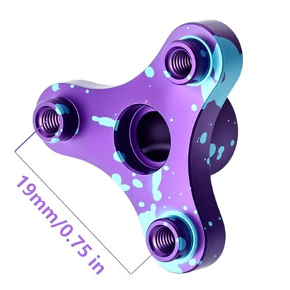 Aluminum RC Slipper Clutch Eliminator Gears for 2WD Traxxas 1/10 Stampede/Slash/Rustler/Bandit VXL XL5 Transmissions Gearbox Case Upgrades (Blue-Purple) - color: Blue-black