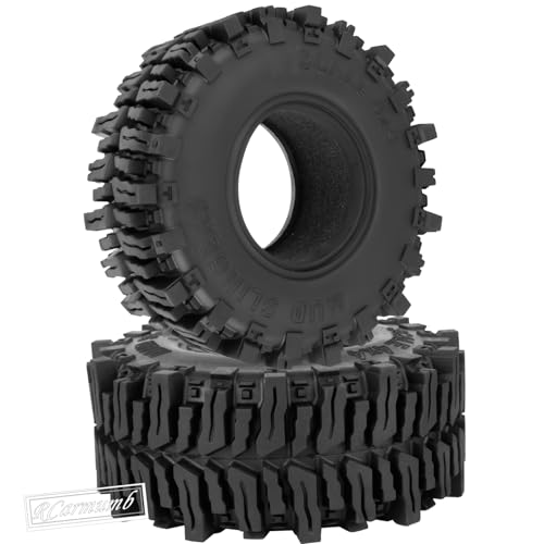 2.2 Inch RC Crawler Tires for 1/10 TRX4 SCX10 Capra AMG 6x6 Gen8 Everest Gen7 Pro Off-Road Vehicles,All-Terrain High Grip Soft Rubber Tires w/Deep Tread & Foam Insert,StyleC - style: StyleC(4pcs)