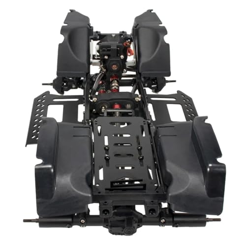 for Wrangler Body 1/10 RC Crawler 313mm Wheelbase Metal for Chassis Frame with Planetary Gear 2 Speed Transmission Fender Flares Set RC Parts(Fender Set) - size: Fender Set