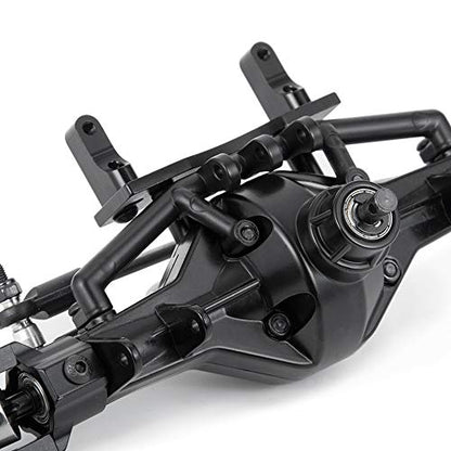 QUE-T Complete Aluminium Alloy Front Middle Rear Axle for 1/10 RC Crawler Car SCX10 90021 90027 90028 (1 Set) - color: 1x Front + 1x Middle + 1x Rear