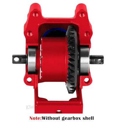 RC Diff Gear 37T Upgrades Part for 1/10 Slash 4X4 VXL/Rustler 4X4 VXL/Stampede 4X4 VXL/Hoss 4X4 VXL/XO-1,Front Rear Differential Hop Ups,Red - color: Red-(upgrades Part）