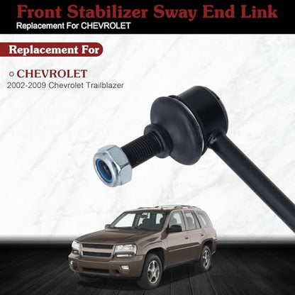 2* K6667 K6668 Rear Sway Bar Link - Restore Rear SUV Control | Compatible with 2002-2009 Chevy Trailblazer - color: 1*K6667 1*K6668, size: Sway Bar Link