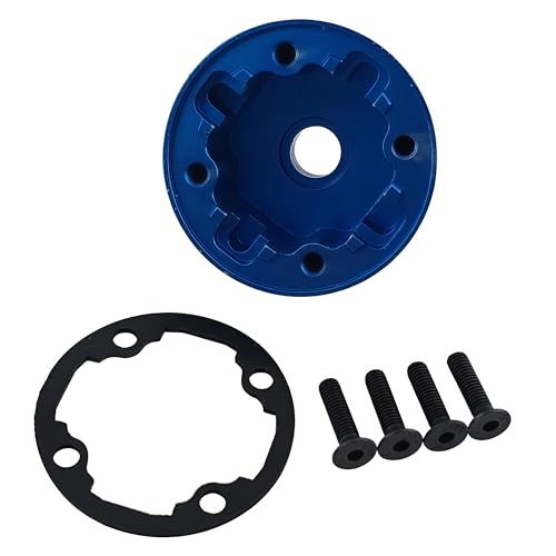 Differential Case Housing W224 for Maxx Maxx V2 Maxx Slash WideMaxx (Blue) | Aluminum,Front,Center,Rear,1/8 6S,1/10,CNC Machined,Upgrade Parts,High Strength,Precision Fit - color: Blue