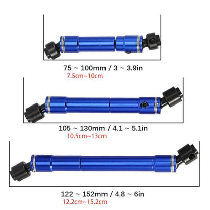 3Pcs Replacement Metal Hard Steel Front Middle Rear CVD Drive Shaft Mount Set for TRAXXAS TRX6 G63 6X6 88096‑4 1/10 RC Car Truck Car Upgrade