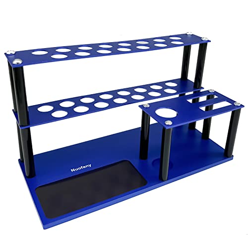 Screwdrivers Organizer Kit - RC Tools with Built-in Screw Tray, Hex Cross Screw Driver, Pliers - Storage Rack - color: Blue