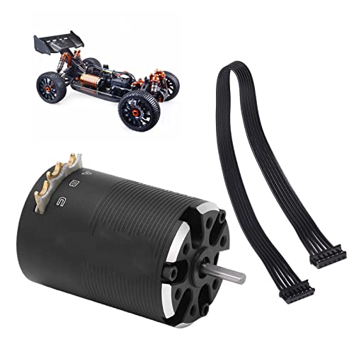 540 Sensored Brushless Motor 10.5T for 1/10 RC Cars, 3500KV Speed, Proof Rotor, Durably Aluminum Alloy Construction, Strong Torsion for Racing Enthusiasts