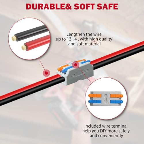 Power Wheels Adapter for Bauer 20V Battery,14 Gauge Wire Terminals with Fuse Protection, for Robotics & DIY Upgrades - style: 1pc for Bauer 20v