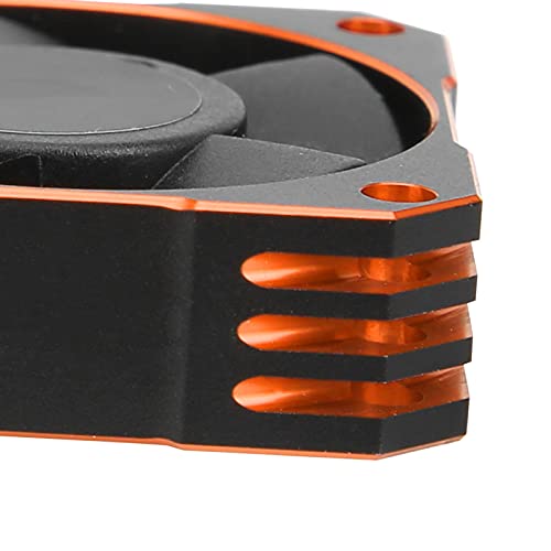 RC Motor Cooling Fan,21000RPM High Speed Cooling,Brushless Motor Fan 35mm 8.5V for 1/10 1/12 1/8 RC Cars Trucks Drones Racing (Orange)