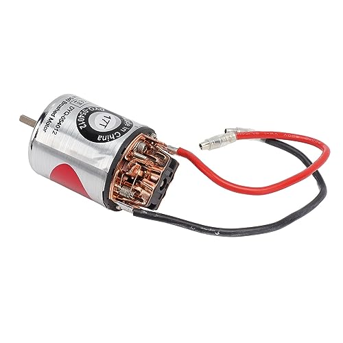 RC Brushed Motor 540, High Torsion Brushed Motor with External Replaceable Carbon Brush, for RC Climbing Car Axial SCX10 I II III Refitting (17T) - size: 17T