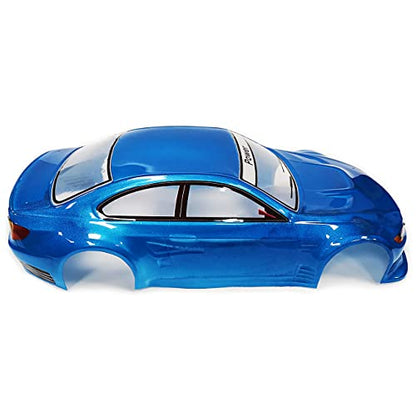 1/10 Scale E92 Style RC LEXAN Body Shell Replacement for Drift Racing Touring On-Road Car Width 200mm with Decal Sheet(Blue) - color: Blue