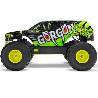 ARRMA RC Truck Gorgon 2 Wheel Drive MT1/10 RTR (Ready-to-Run with Battery and Charger Included) Smart 3300 7C S120 USB Yellow ARA3230ST1 - color: Yellow