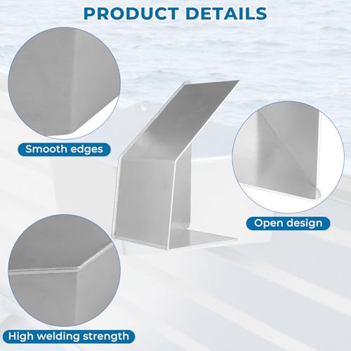 Aluminum Side Console Switch Panel Mount for Boats Bracket for Fish Finders Boat Accessories - color: Bracket