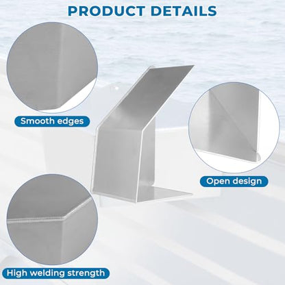 Aluminum Side Console Switch Panel Mount for Boats Bracket for Fish Finders Boat Accessories - color: Bracket