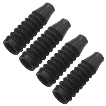 4Pcs 1:8 RC Absorber Rubber Cover Shock Damper Absorption Cover Dust-Proof Boot for 1/8 RC Off-Road Monster Short-Course Truck Kyosho TRX4 Hobao HPI HSP Upgrade Parts (46mm) - size: 46mm