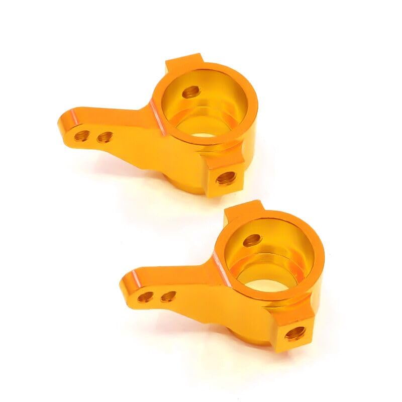 Front Lower Suspension Arm Hub Carrier Base C/Steering Cup/Metal Drive Shaft for 1/10 Tamiya CC01 TA02 TA03 4WD Buggy RC Car OP(Steering Cup Gold) - color: Steering Cup Gold