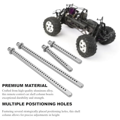 RC Car Body Column Aluminum Alloy Front Rear Extended Mount Post 60mm 120mm for Axial SCX10 90046 1/10 Scale Trucks