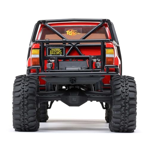 Axial SCX10 III 1987 Toyota SR5 4X4 RC Truck 1/10, RTR, Red | Brushed Rock Crawler, AXI-2062T2, Lipo Battery and Charger Not Included - color: Red