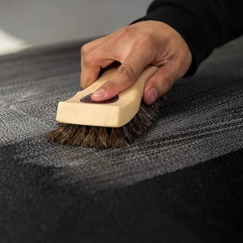 Chemical Guys, Long Bristle Horsehair Leather Cleaning Brush for Interiors | Soft horsehair bristles gently clean leather seats, furniture, sneakers and boots without scratching - size: Brush