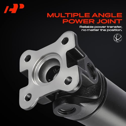 A-Premium Rear Drive Shaft Driveshaft Assembly Compatible with Dodge | for Ram 1500 2002-2008, 4WD, Auto Trans, 140.5" Wheel Base, NV243 Transfer Case, Replace# 52105918AA, 75.43" Prop Shaft - size: Rear, 75.5", style: 2002-2008, Automatic Transmission