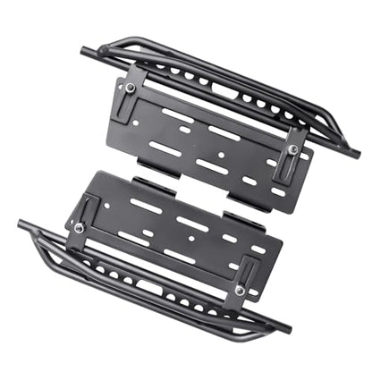 1/10 RC Crawler Rock Sliders Left Right Metal RC Pedals Side Board Steps Plate Running Boards Foot-Plate for 1/10 Axial SCX10 SCX10 II 90046 Redcat Gen 7 Body Shell Accessories