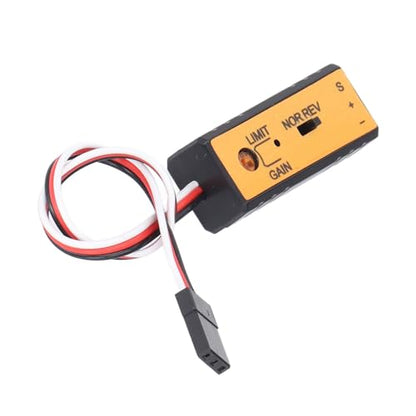 Generic RC Car Gyroscope High Stability Dual Axes ABS for Drift Drive Control Advanced Subcompact Cars and Boats Mini Gyroscope Module for Repairing 4‑6V, Compact and Lightweight