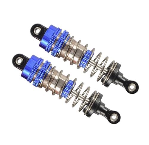 Rc Car Parts for Wltoys 144001 144002 124019 1/14 for Buggy RC Car Truck Metal Oil Shock Absorber Adjustable Damper 1316 Modification Upgrade RC Parts(Blue,Front) - color: Blue, size: Front