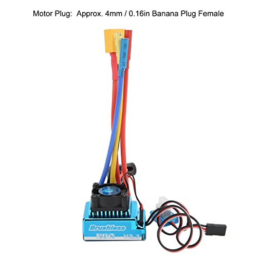 120A RC Brushless ESC and with Programmable Features 9th Acceleration XT60 Plug Ideal for 10 and 8 RC Car Enthusiasts and Hobbyists