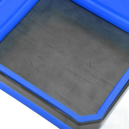 Magnetic Screw Tray, Magnetic Parts Tool Tray Silicone Portable Widely Used Magnetic Tool Tray Organizer for Screws Bolts Nuts Washers (Blue) - color: Blue