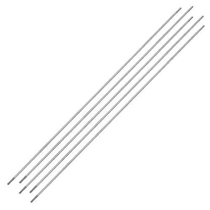 uxcell M2x300mm Pushrod Connector Stainless Steel Rod Linkage,for RC Boat,Car,Airplane,Helicopter,5pcs - size: M2x300mm
