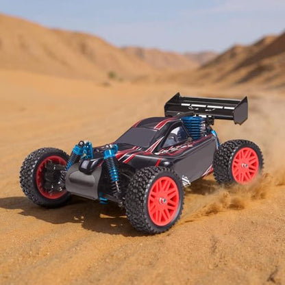 Hobbypark 12mm Hex RC 1/10 Buggy Wheels and Tires Set Height 3.46''(88mm) for Redcat Shockwave Tornado S30 EPX/PRO ExceedRC EP SunFire HSP Off Road Car