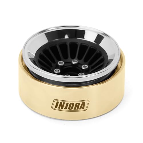 INJORA 27g/pcs 1.3" Brass Inner Beadlock Rings for 1.3" Wheels