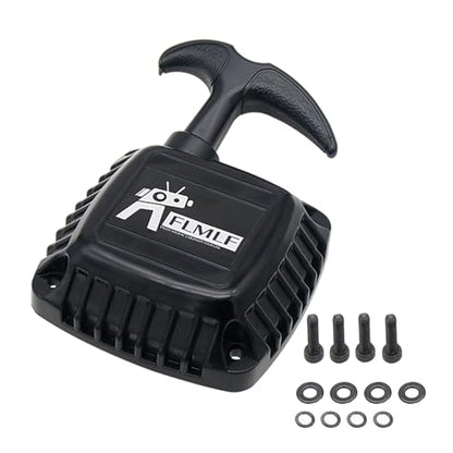 32CC 35CC 36CC Engine Easy-Start Dustproof Pull Starter (Black) | for 1/5 HPI ROFUN ROVAN KM Baja LT FG GoPed RedCat Rc Parts - color: Black
