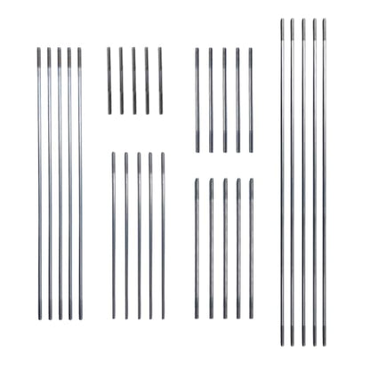 30Pcs M2 Pushrod Connector Set 304 Stainless Steel Rod Linkage for RC Model Airplane Helicopter Boat Car DIY Parts