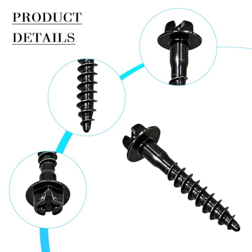 Zpana 5PCS Car Air Box Screws, Carbon Steel Vehicle Air Filter Housing Fastener Bolt, Automotive Filter Cleaner Cover Retainer Screws Replacement, Compatible with Pacifica Patriot Journey