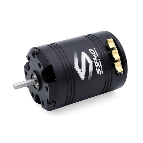 S540 Sensored Brushless Motor, S60A Sensored ESC Combo, 32 Bit Processor Motor with Triple Protection & Built in BEC, Ideal for 1/10 1/12 RC Cars (21.5T) - size: 21.5T