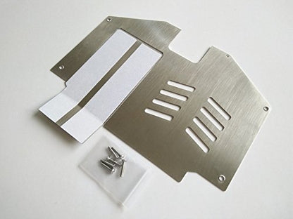 Stainless Steel Front Middle Rear Skid Plate Chassis Armor (4pcs) for Traxxas UDR Unlimited Desert Racer