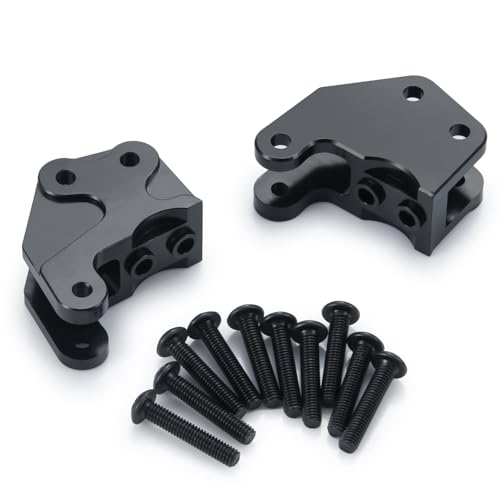 4PCS RC Aluminum Lower Shock Link Mount Shock Suspension Linkages Front Rear Axle Link Shock Mount for Axial Wraith 90048 1/10 RC Crawler Car Upgrade Parts