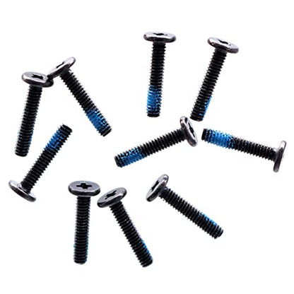 Deal4GO M2x10mm Flat-Head Phillips Screw Replacement for ARRMA Vehicle ASUS Dell HP Acer Lenovo MSI Laptop Toys Bottom Case - Black - size: M2x10.0mm