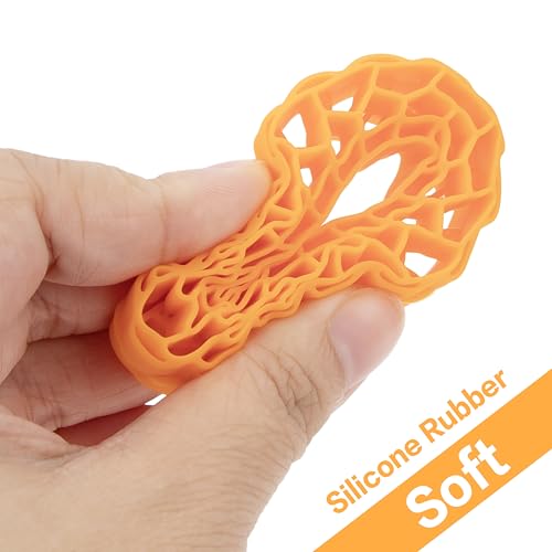 MEUS RACING Soft Silicone Rubber Inserts for 62-66mm 1.0" Tires (Orange) - color: Soft