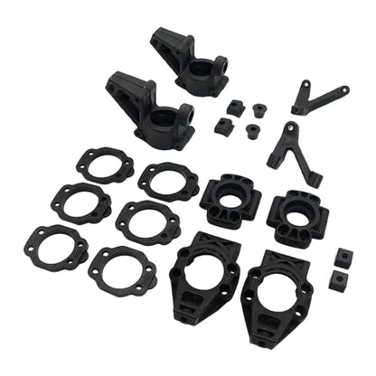 FLMLF Nylon Front and Rear Hub Carrier Kit for 1/5 HPI ROVAN Baja KM 5T 5B 5SC ROFUN BAHA RC CAR Toys Parts
