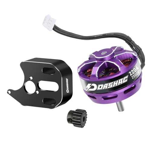 2204 2500KV Brushless Outrunner Motor Set for Axial SCX24 | Motor Mount Included, High Torque Output, Smooth Low-Speed Control, 1/24 RC Crawler Upgrades