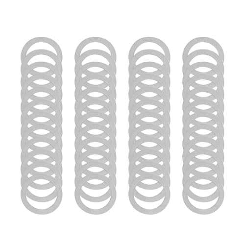 M10×14mm 304 Stainless Steel Shim Washers, 48-Piece Clearance Spacer Set | Four precision thicknesses, 0.1/0.2/0.3/0.5mm, for tolerance correction, shaft spacing and compact machinery assembly - size: M10x14